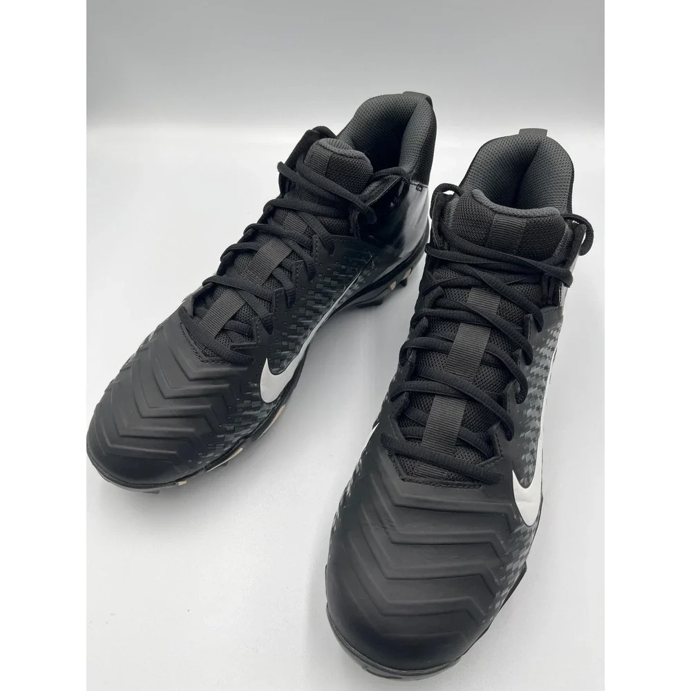 Nike‎ Alpha Menace 2 Football Shoes Black White Mens Size 9